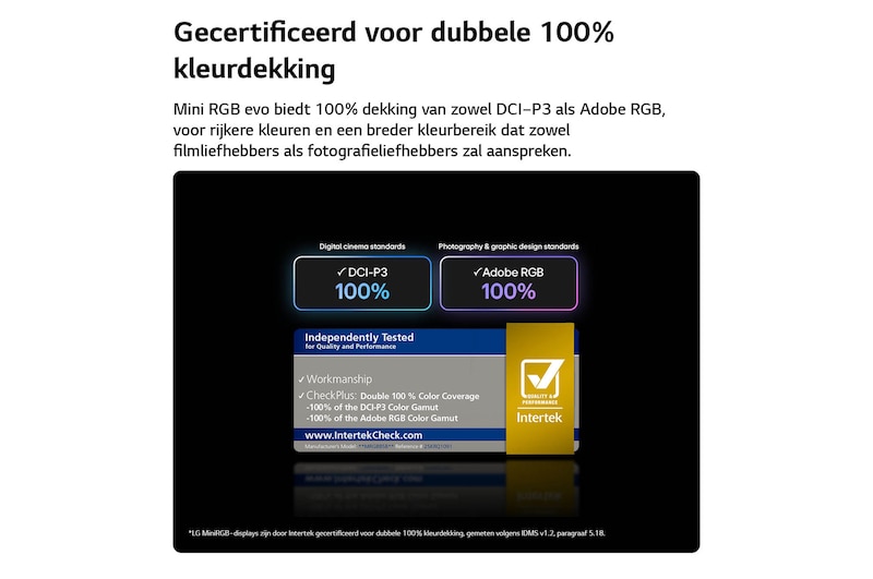 LG Shield, toegepast op LG Mini RGB evo AI MRGB85, wordt weergegeven met een LG Shield-logo in het midden, beveiligingspictogrammen onderaan en bovenaan een CES Innovation Awards 2026-badge met eervolle vermelding, die staat voor gegevens- en systeembescherming. 